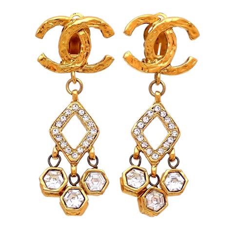 where to buy real chanel earrings|authentic vintage chanel earrings.